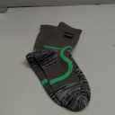 RANDY SUN Waterproof Breathable Socks, [SGS Certified] Unisex Novelty Skiing Trekking Hiking Wading Trail Socks (Green&gray) S