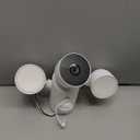 Google Nest Cam with Floodlight - Outdoor Camera - Floodlight Security Camera, White, 1 Count (Pack of 1)