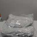 Orthopedic Cushion, Back and Seat Cushion, Car Seat Cushion, Soothe+ Cushion, Pressure Relief, Non-Slip Belt Backrest, Ergonomic Memory Foam Backrest(Gray)