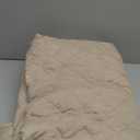 U-NICE HOME Loveseat Sofa Cover Reversible Couch Covers for 2 Cushion Couch for Dogs Furniture Protector Cover with Elastic Straps Water Resistant(Loveseat Small, Sand/Beige)