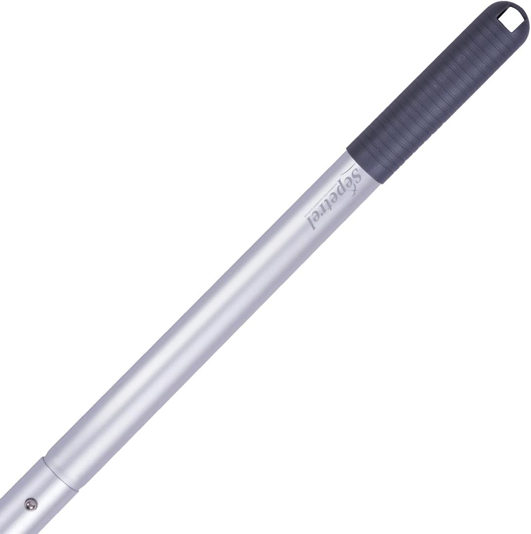 Sepetrel Pool Pole - 10.5 Foot Anodized Aluminum Extension Cleaning Poles, for Skimmer Net, Pool Brush & Vacuum Head
