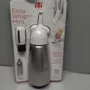 iSi Mini 013455 Whipped Cream Maker, White, Stainless Steel, 1/2 Pint, White