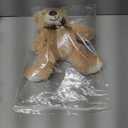 Plush Teddy Bear Cute Stuffed Animal Bear with Bow Plush Toys 13.8 Inches (Khaki)