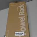 Rolled White Towel Rack for Bathroom, Metal Towel Holder for Bathroom Storage Rack with Shelf, 3-Tier Wall-Mounted Towel Organizer - Holds Rolled Towels