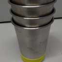 Elk and Friends Stainless Steel Kids + Toddler Drinking Cups | 12oz Tumblers with Colored Base | Durable + Stackable | Travel, Camping + Outdoors | Dishwasher Safe | 4 Pack : Baby