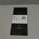 Architectural Mailboxes PLMB06AM Plastic Bracket Mailbox Mounting Board, Black