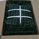 Artificial Grass Wall Backdrop: 10"x 10"(26P) Boxwood Faux Green Wall Panels for Interior Wall, Greenery Wall,Garden and Indoor Outdoor Plant Decor