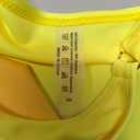 QJQ Women's 2 Piece Cheeky Bikini Sets Tie Back Ring Linked Brazilian Swimsuit Sexy Triangle Bathing Suit (Yellow, S)