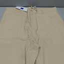 ISEEGZ 30" Men's Linen Pants Casual Dress Pants Drawstring Lightweight Business Trousers with 4 Pockets Beach Summer XL