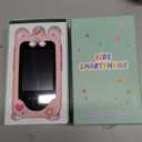 WEOLULI Kids Smart Phone with Dual Camera, Game & Music Player, Toddler Learning Play Toy Cell Phone, Gifts for Girls, Christmas, Birthday, Age 3-10, Light Pink