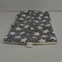Mora Pets Cat Bed Dog Crate Pad Ultra Soft Pet Bed with Cute Star Print Washable Crate Mat for Small Dogs and Indoor Cats Reversible Fleece Dog Kennel Pad Cat Carrier Mat 14 x 17.5 inch Grey