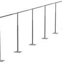 Adjustable Heavy Duty Portable 10FT X 50FT Pipe and Drape Backdrop Kit Quick Set Up Easy for Wedding&Party&Event&Photography&Show&Display (No Drape), But Not for Flower Walls/TVs/Heavy Items