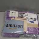 YIHOUSE Memory Foam Bath Mat Set, Bathroom Rugs Sets 2 Pieces, Non Slip Bath Mats for Bathroom, Super Soft and Water Absorbent Bath Rug Set, Machine Washable U Shape Rug,Purple