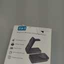 3 in 1 Magnetic Wireless Charger for Samsung, Foldable Android Charging Station for Samsung Galaxy S25 Ultra/Z Fold7/Flip7/S24, Watch Charger for Galaxy Watch Ultra/8/7/Buds (for Travel) (Black)