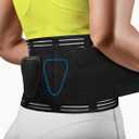 Back Brace for Lower Back Pain Relief - Lumbar Support Belt for Sciatica, Herniated Disc, and Scoliosis - Breathable Design with Support Pad - Ideal for Home, Work, and Lifting - Men & Women (Large)