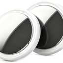 Air Tracker Tags - 2 Pack, Bluetooth Tracker for iPhone ipad Find My(iOS Only),Key Item Finder Locator with Sound, Smart Luggage Tag for Suitcases Keys/Bags/Pets/Wallet/Backpack,Battery Replaceable