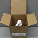 37Oz Mouthwash Dispenser with Pump for Bathroom, Large Glass Countertop Mouth Wash Container with Non-Slip Mat