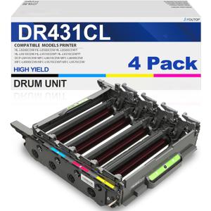 DR-431CL DR431CL Drum Unit DR-431 DR431 Imaging Unit Replacement for Brother HL-L8260CDW L8360 L8360CDW L8360CDWT DCP-L8410CDWT L8410CDW MFC-L8610 L8610CDW Printer