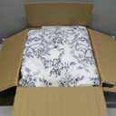 Garden Toile 3-Piece Reversible Quilt Set - Lightweight Coverlet Set, Floral Vintage Quilted Bedding Set with 2 Shams, All Seasons, King Size, Blue