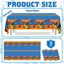 2 pack Racing Car Birthday Party Decorations Race Car Party Tablecloth Plastic Tablecloths Disposable Rectangular Watercolor Table Cover Kids Boys Birthday Decor 54 * 108inch, 54X108 Inches