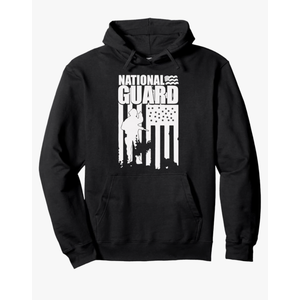 American Flag National Guard Hoodie National Guard Pullover Pullover Hoodie, Size XL