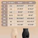 OEAK Shapewear Tummy Control for Women Thigh Slimmer High Waisted Body Shaper Shorts Butt Lifting Shapewear for Under Dresses (Nude, M)