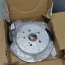 Anpulsero Brake Pads And Rotors Kit Rear Compatible with 2010-2017 Chevrolet Equinox, 303mm(11.9in) Vented Rear Rotor, Automotive Replacement Brake Kits Drilled And Slotted Rotors (Rear 55178 D1275-8391)