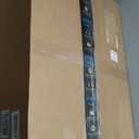 Pre-Lit Metal Snowman with Top Hat Christmas Decoration with Bright LED Lights, Outdoor Holiday Lawn Decoration, White with Red Scarf