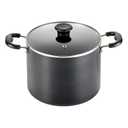 T-Fal Essentials Black Stock Pot, 8qt