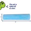 READY 2 LEARN Jumbo Sidewalk Chalk | Set of 20 | 9 Colors | Washable and Non-Toxic | Bulk Set of Chalk for Kids