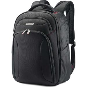 Samsonite Xenon 3.0 Slim Laptop Backpack, 1680D Ballistic Polyester, Fits 15.6 Laptop, TSA Compatible, Air Mesh Back Padding, Tablet Pocket, Smart Sleeve, Quick Stash Pocket, Durable & Lightweight (Medium, Black)