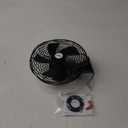 Facon 12V RV Cooling Fan with 2 Speed Switch, Dia: 8-3/ 4’’, Heavy Duty Black Metal Car Fan, for Auto Truck, RV, Camper, Trailer, Car, Buses and Boats