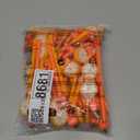 40 Pcs Cute Orange Gel Ink Pens, Fruit 0.5 mm Black Ink Cool Novelty Writing Pens f for Ournaling, Writing, Note-Taking, Teacher Student School Party Office Home Supplies (Cute Orange)