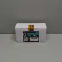 BESTTEN 30 Pack Screwless Decorator Wall Plate, USWP6 Snow White Series, Receptacle Outlet Cover, 1-Gang Light Switch Plate, H4.69 x W2.91, Gloss