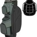 Golf Cart Bag 15 Way Organizer Divider Top Golf Club Cart Bag for Men Women with Cooler, Handles and Rain Cover