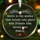 Best Friend Ornaments for Women - Unique for Best Friend Woman, Perfect Friendship Ornaments for Women, Friendship Ornament Gift Ideas (Frienship 01)