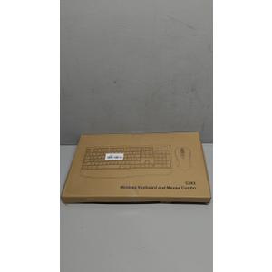 Wireless Keyboard and Mouse Combo, Full-Sized 2.4GHz Wireless Keyboard with Comfortable Palm Rest and Optical Wireless Mouse for Windows, Mac OS PC/Desktops/Computer/Laptops (Black)