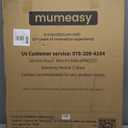 Mumeasy 36" High Extra Tall Dog Gate, 29.6"-40.5" Wide Pressure Mounted Tall Baby Gate for Dog, Auto Close Pet Gate with Door for Stairs, Doorways, House, White