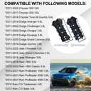 Engine Valve Covers Compatible with 2011-2019 Chrysler Jeep Grand Cherokee Dodge Ram 1500 3.6L Direct Replace Part # 5184069AN, 5184068AN, 264-939, 264-938
