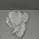 Cinnvoice 4 Pcs 16'' Silver Poinsettia Flowers Christmas Artificial Extra Large Velvet Christmas Flowers Glitter Poinsettias Flower Picks Ornaments Floral Stems for Xmas Tree Decoration Wreath Garland