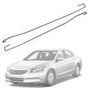 2PCS LH&RH Trunk Rear Lid Torsion Spring Fit for Honda Accord 2008 2009 2010 2011 2012 Replace 74872TA0A00 74872TA0G00