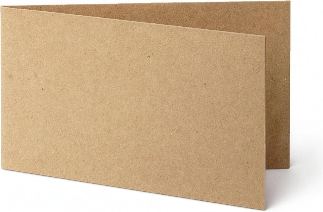 100 Pieces 3" x 4.5" Folded Cardboard Card Protector for Vending Machines 22pt Thick Recycled Chipboard 3" x 9" Scored to Fold for Trading Cards & Tattoos Made in USA