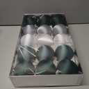 Christmas Ball Ornaments, 15 Pcs Ornaments with Velvet, Multicolor Xmas Decorations for Christmas Tree Holiday Decor (Green & Deciduous)