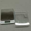 Toprime Digital Gram Scale 500g 0.01g Food Scale High Precision Kitchen Scale Multifunctional Stainless Steel Pocket Scale with Back-Lit LCD Display Tare PCS Features Silver