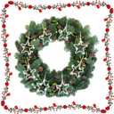 Tigeen 24 Pcs Christmas Tree Ornament 3.14''x2.75'' Silver Christmas Glitter Stars with Rhinestones Star for Wreath Garland Xmas Tree Hanging Star for Gift Wrapping Wedding Home Festive