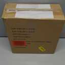 DECOMOMO Storage Bins, Cube Storage Bin with Labels, Fabric Storage Cubes for Shelves (10.5" x 11" / 6pcs, Beige)