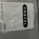 Dwnval Womens Cute Boat Neck Long Sleeve Crop Tops Soft Ribbed Knited Cropped Tees (White, M)