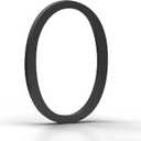 Mega Handles House Numbers for Outside - 5'' Easy to Install Wall Mounted House Numbers for Exterior - Heavy Duty Metal Numbers for Address on House, Mounting Hardware Included - Matte Black (Number 0)