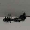 Moxweyeni 2 Inch Grid Wall Hooks 25 Pcs Gridwall Panel Hooks Store Garage Wall Mount Organizers Storage Grid Display Hangers for Retail, Craft Show, Home Setup, Customized Display(Black)