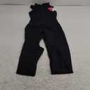 speerise Women Sleeveless Turtleneck One Piece Romper for Yoga Workout Jumpsuit with Tummy Control Bodysuit (X-Small, Black)